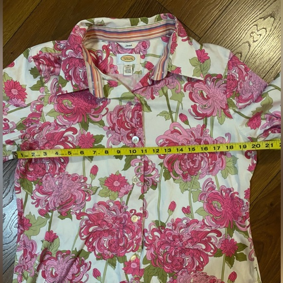 Talbot’s Women’s Floral Button Down Blouse - Picture 4 of 5